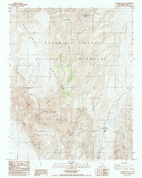 Download a high-resolution, GPS-compatible USGS topo map for Panamint Butte, CA (1987 edition)