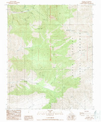 Download a high-resolution, GPS-compatible USGS topo map for Panamint, CA (1988 edition)