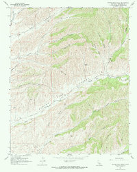 Download a high-resolution, GPS-compatible USGS topo map for Pancho Rico Valley, CA (1968 edition)