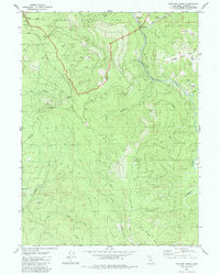 Download a high-resolution, GPS-compatible USGS topo map for Panther Creek, CA (1982 edition)