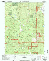 Download a high-resolution, GPS-compatible USGS topo map for Panther Rock, CA (2004 edition)