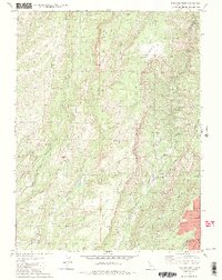 preview thumbnail of historical topo map of Butte County, CA in 1980