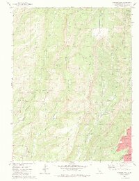 preview thumbnail of historical topo map of Butte County, CA in 1980