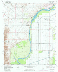 Download a high-resolution, GPS-compatible USGS topo map for Parker SW, CA (1986 edition)