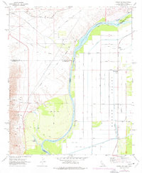 Download a high-resolution, GPS-compatible USGS topo map for Parker SW, CA (1977 edition)