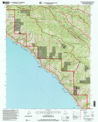 Download a high-resolution, GPS-compatible USGS topo map for Partington Ridge, CA (2000 edition)