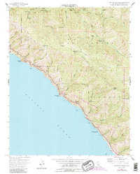 Download a high-resolution, GPS-compatible USGS topo map for Partington Ridge, CA (1984 edition)