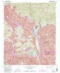 Download a high-resolution, GPS-compatible USGS topo map for Pasadena, CA (1994 edition)