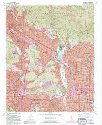 Download a high-resolution, GPS-compatible USGS topo map for Pasadena, CA (1994 edition)