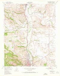 Download a high-resolution, GPS-compatible USGS topo map for Paso Robles, CA (1971 edition)