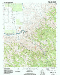 Download a high-resolution, GPS-compatible USGS topo map for Pastoria Creek, CA (1992 edition)