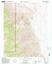 Download a high-resolution, GPS-compatible USGS topo map for Pat Keyes Canyon, CA (1997 edition)