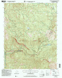 Download a high-resolution, GPS-compatible USGS topo map for Patterson Mountain, CA (2007 edition)