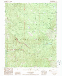 Download a high-resolution, GPS-compatible USGS topo map for Patterson Mtn, CA (1987 edition)