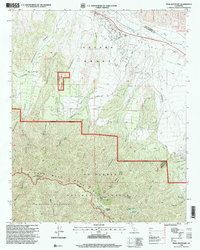 Download a high-resolution, GPS-compatible USGS topo map for Peak Mountain, CA (2000 edition)