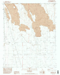 Download a high-resolution, GPS-compatible USGS topo map for Pearsonville, CA (1983 edition)
