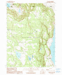 Download a high-resolution, GPS-compatible USGS topo map for Pease Flat, CA (1990 edition)