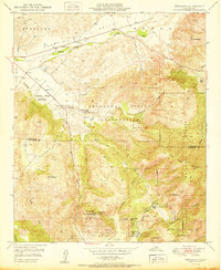 preview thumbnail of historical topo map of Riverside County, CA in 1950