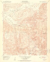 preview thumbnail of historical topo map of Riverside County, CA in 1950