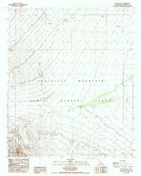 Download a high-resolution, GPS-compatible USGS topo map for Pegleg Well, CA (1988 edition)
