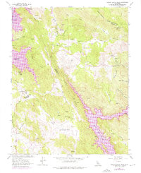 Download a high-resolution, GPS-compatible USGS topo map for Penon Blanco Peak, CA (1976 edition)