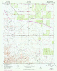 Download a high-resolution, GPS-compatible USGS topo map for Pentland, CA (1976 edition)