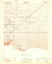 Download a high-resolution, GPS-compatible USGS topo map for Pentland, CA (1950 edition)