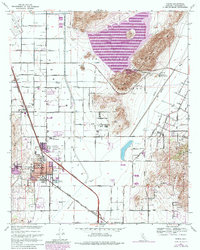 Download a high-resolution, GPS-compatible USGS topo map for Perris, CA (1980 edition)