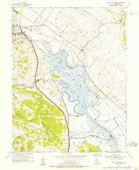 Download a high-resolution, GPS-compatible USGS topo map for Petaluma Creek, CA (1955 edition)