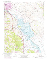 Download a high-resolution, GPS-compatible USGS topo map for Petaluma River, CA (1975 edition)
