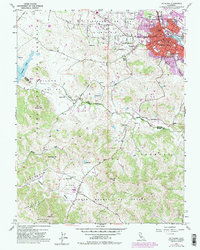Download a high-resolution, GPS-compatible USGS topo map for Petaluma, CA (1981 edition)