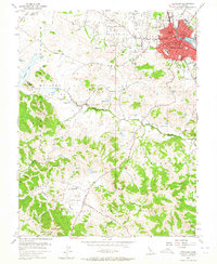 Download a high-resolution, GPS-compatible USGS topo map for Petaluma, CA (1964 edition)