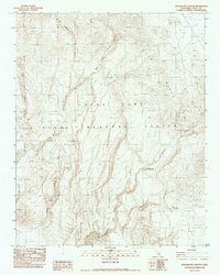 Download a high-resolution, GPS-compatible USGS topo map for Petroglyph Canyon, CA (1983 edition)