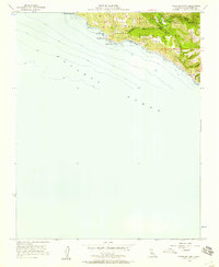 preview thumbnail of historical topo map of Monterey County, CA in 1956