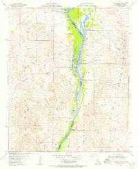 Download a high-resolution, GPS-compatible USGS topo map for Picacho NW, CA (1957 edition)