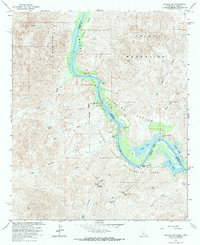 Download a high-resolution, GPS-compatible USGS topo map for Picacho SW, CA (1973 edition)