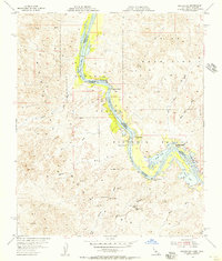 Download a high-resolution, GPS-compatible USGS topo map for Picacho SW, CA (1956 edition)