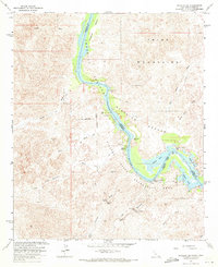 Download a high-resolution, GPS-compatible USGS topo map for Picacho SW, CA (1973 edition)