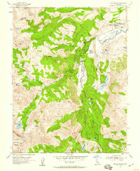 preview thumbnail of historical topo map of Mono County, CA in 1954