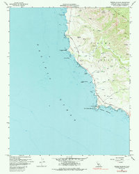 Download a high-resolution, GPS-compatible USGS topo map for Piedras Blancas, CA (1985 edition)