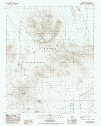 preview thumbnail of historical topo map of San Bernardino County, CA in 1987