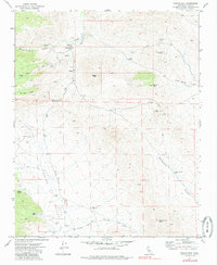 Download a high-resolution, GPS-compatible USGS topo map for Pinyon Mtn, CA (1985 edition)