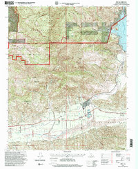 preview thumbnail of historical topo map of Piru, CA in 1995
