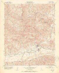 preview thumbnail of historical topo map of Piru, CA in 1952