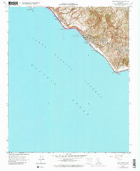 Download a high-resolution, GPS-compatible USGS topo map for Pitas Point, CA (1987 edition)