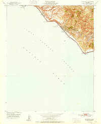 Download a high-resolution, GPS-compatible USGS topo map for Pitas Point, CA (1951 edition)