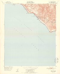 preview thumbnail of historical topo map of Ventura County, CA in 1951