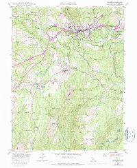 Download a high-resolution, GPS-compatible USGS topo map for Placerville, CA (1987 edition)