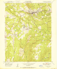 Download a high-resolution, GPS-compatible USGS topo map for Placerville, CA (1950 edition)