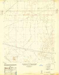 preview thumbnail of historical topo map of Kern County, CA in 1947
